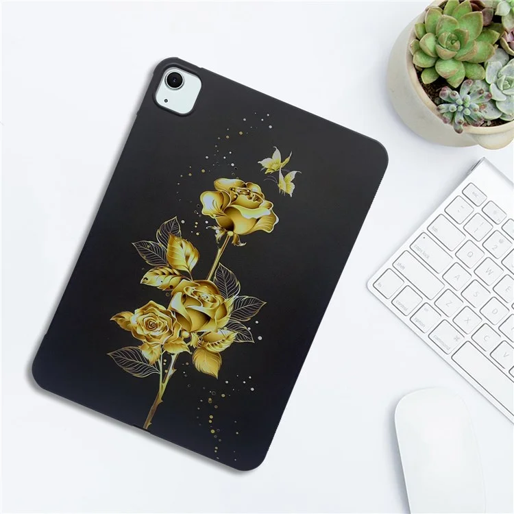 Para iPad Air 13 (2024) Funda TPU Patrón de Impresión Funda Protectora Delgada para Tableta