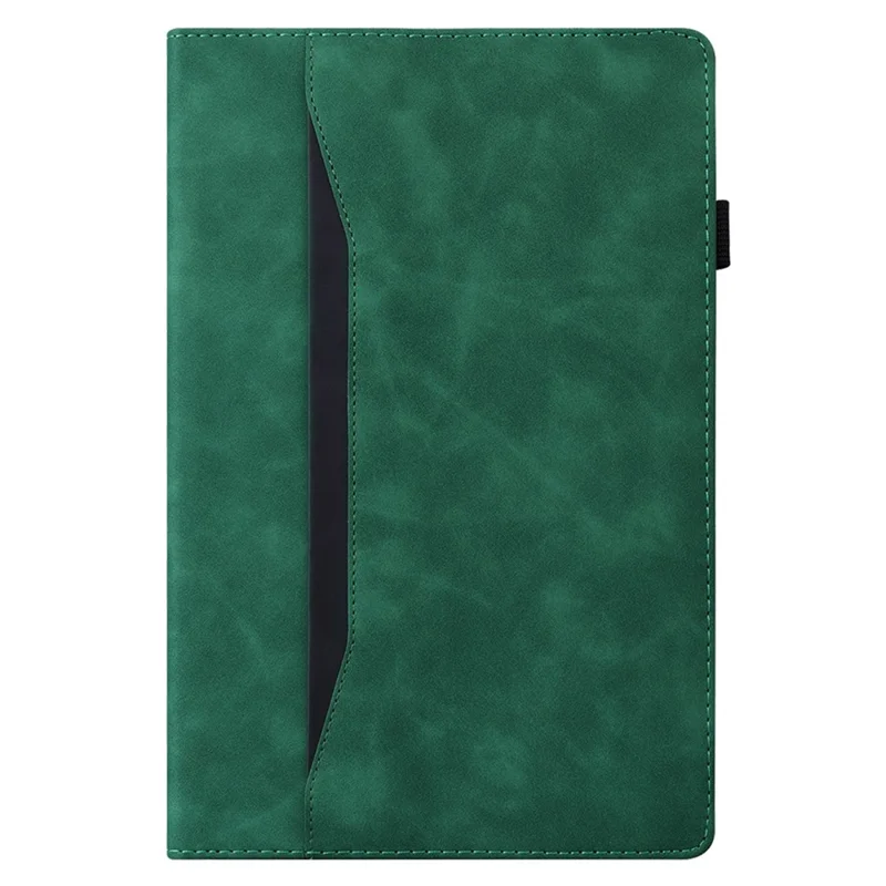 For Lenovo Xiaoxin Pad Pro 12.7 inch Case Card Holder Stand Folio Leather Tablet Cover - Green