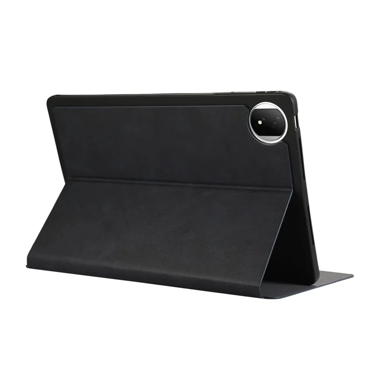 For Honor MagicPad 2 12.3 Protective Case Anti-Drop PU Leather Stand Tablet Cover - Black