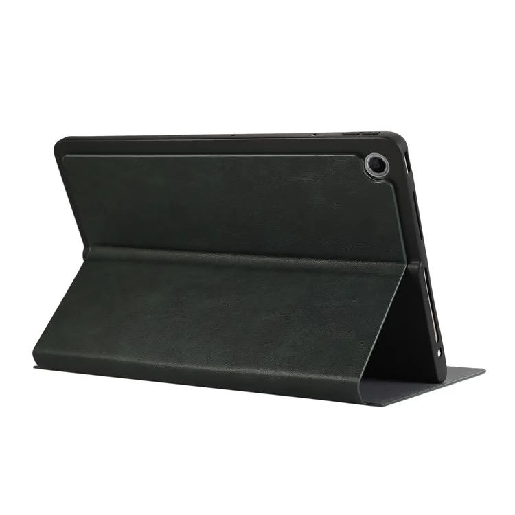 Per Lenovo Tab Plus Custodia Antiurto in Pelle PU Custodia Tablet con Supporto - Verde