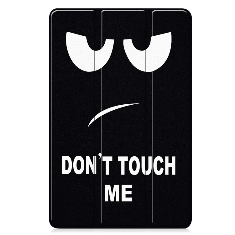 Pour Lenovo Xiaoxin Pad Pro 12.7 pouces Étui Motif Impression Cuir Support Housse Tablette - Ne me touchez pas