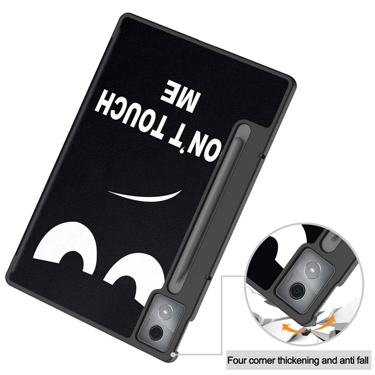 Pour Lenovo Xiaoxin Pad Pro 12.7 pouces Étui Motif Impression Cuir Support Housse Tablette - Ne me touchez pas