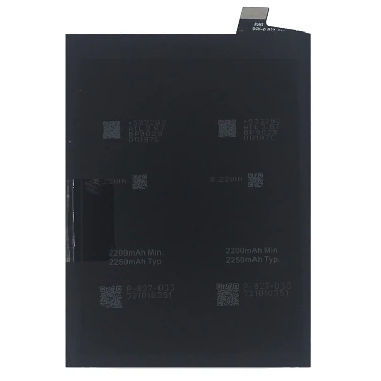 Für OnePlus 9 Pro 3.87V 4400mah Li-ion Polymer-batterie (doppelschichtzellen) (code: BLP827) (ohne Logo)