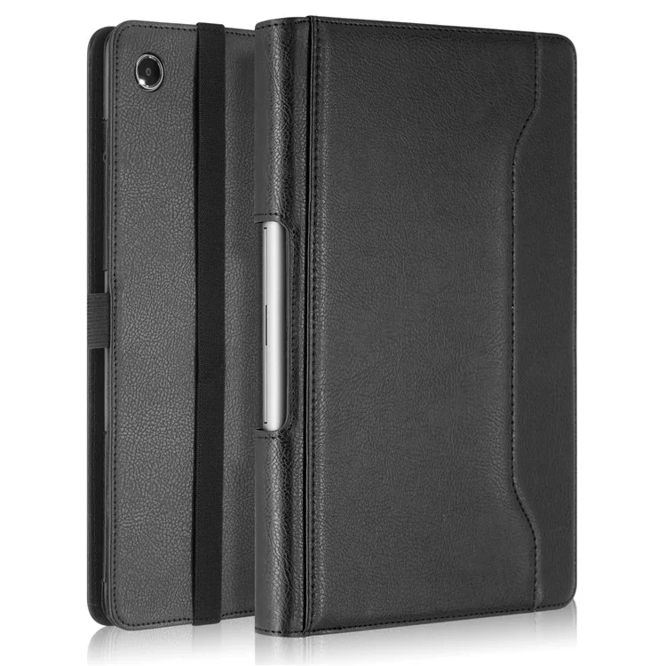 Para Lenovo Tab Plus TB351FU / Xiaoxin Pad Studio Funda de 11.5 pulgadas Soporte de Cuero PU Funda de Teléfono Tablet - Negro