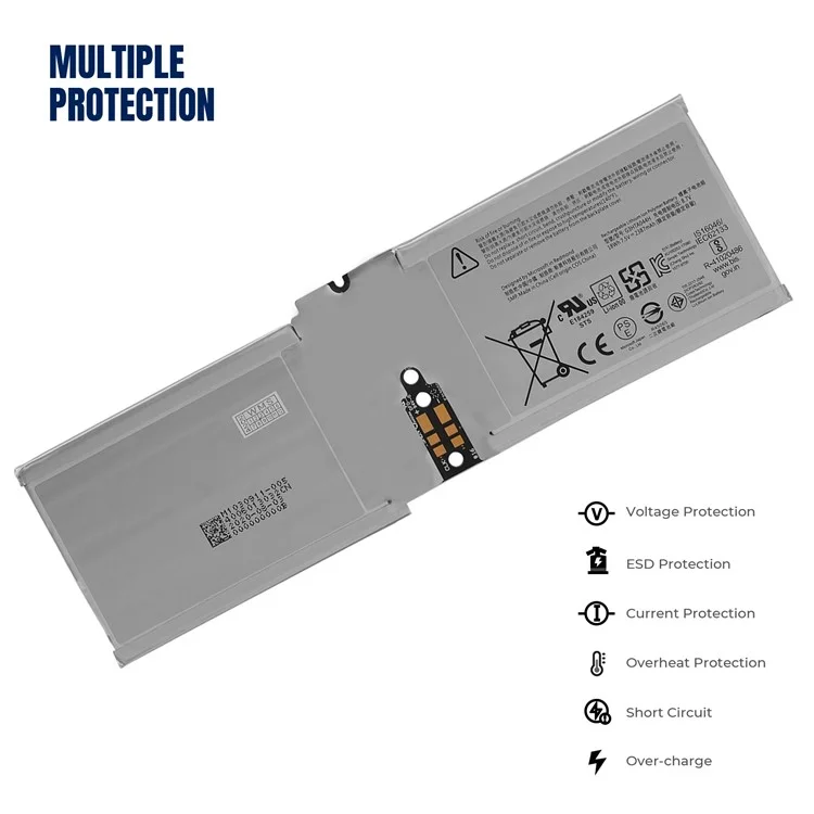 For Microsoft Surface Book 2 13.5'' 7.50V 2387mAh Li-Polymer Battery Assembly Part (Encode: G3HTA044H / G3HTA045H) (Without Logo)