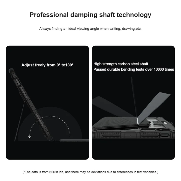 NILLKIN For iPad Pro 11 (2024) Shockproof Case Detachable Backlight Keyboard Case