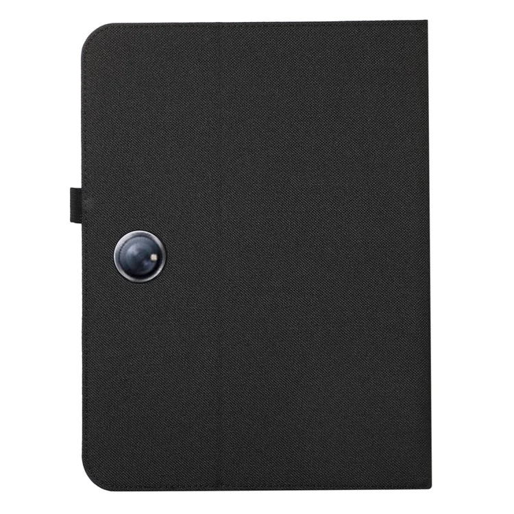 Para o OnePlus Pad Pro Leather Casal Holder Tecte Teclet Stand Tampo - Preto