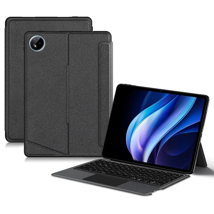 For vivo Pad3 Leather Case + Bluetooth-compatible Keyboard with Backlight Trackpad