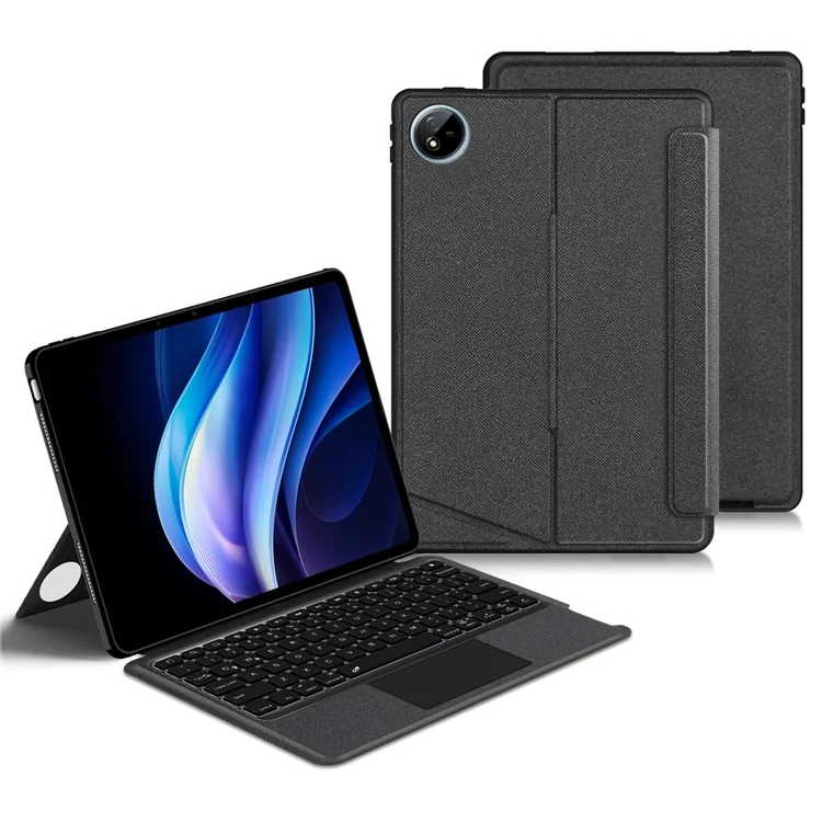 For vivo Pad3 Leather Case + Bluetooth-compatible Keyboard with Backlight Trackpad