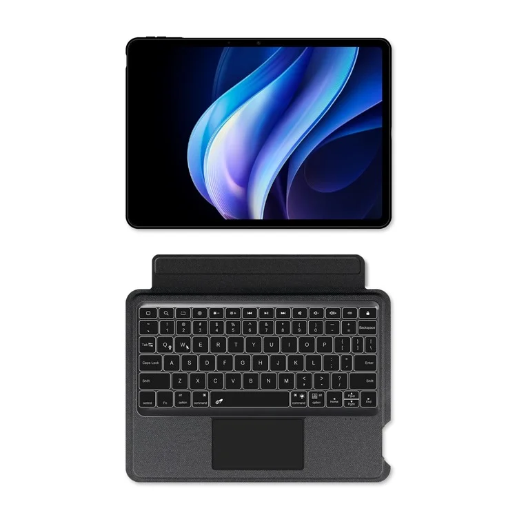 For vivo Pad3 Leather Case + Bluetooth-compatible Keyboard with Backlight Trackpad
