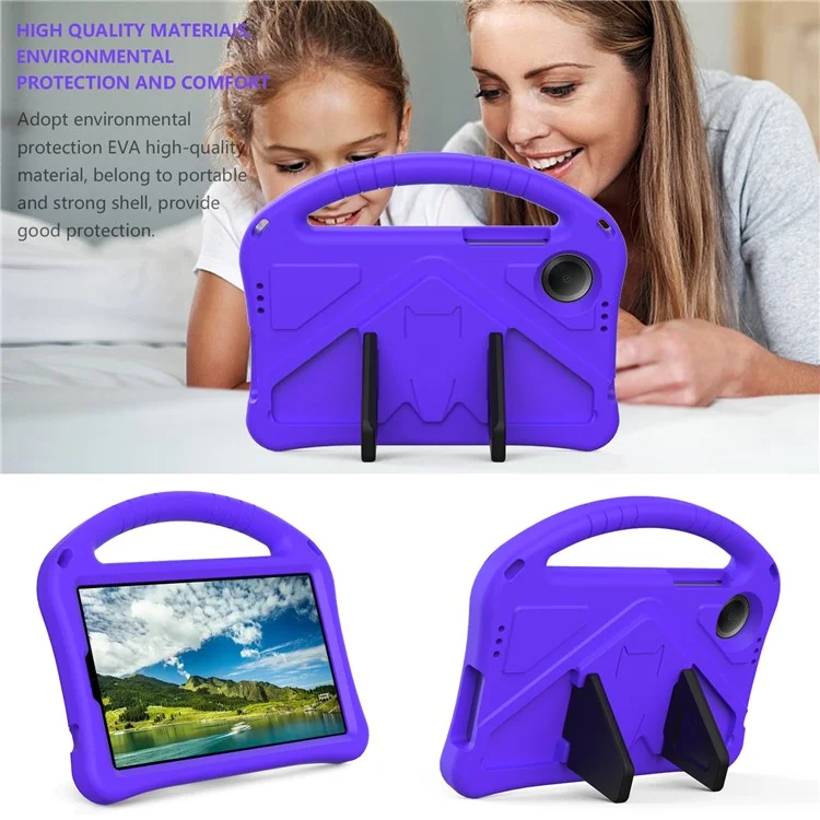 Für Xiaomi Redmi Pad SE 4G 8,7 -zoll -hülle Eva Tablet Deckung Mit Griffständer Kindern Freundlich - Lila
