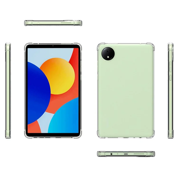 Für Xiaomi Redmi Pad SE 4G 8,7 Zoll Hülle Stoßfeste Vier-Ecken-Klar-Tablet-TPU-Abdeckung