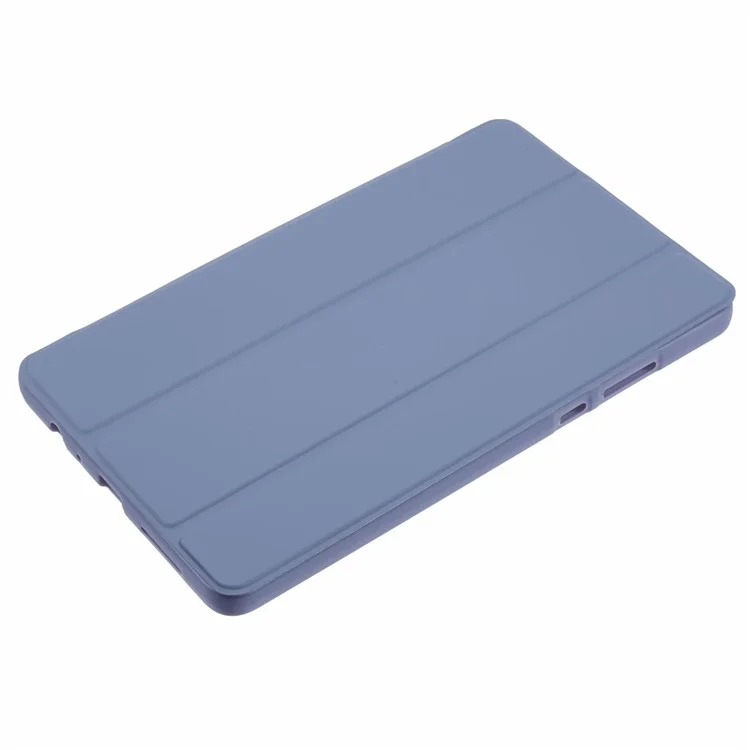 Для Xiaomi Redmi Pad SE 4G 8,7 дюйма Чехол Кожа PU + Силикон Tri-Fold Stand Tablet Cover - Фиолетовый