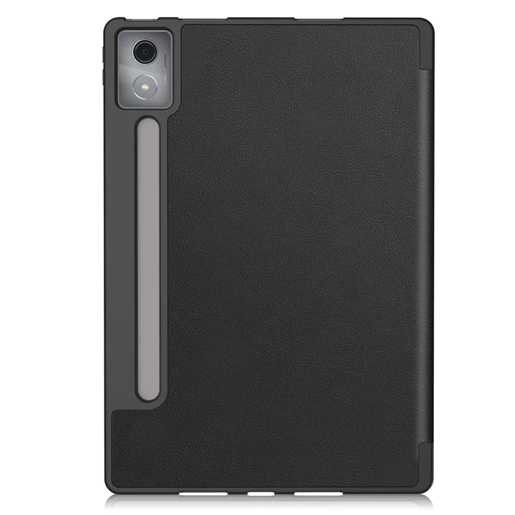 Para Lenovo Xiaoxin Pad Pro 12.7 (2025) Stand Case Capa de Tablet à Prova de Choque com Slot para Caneta - Preto