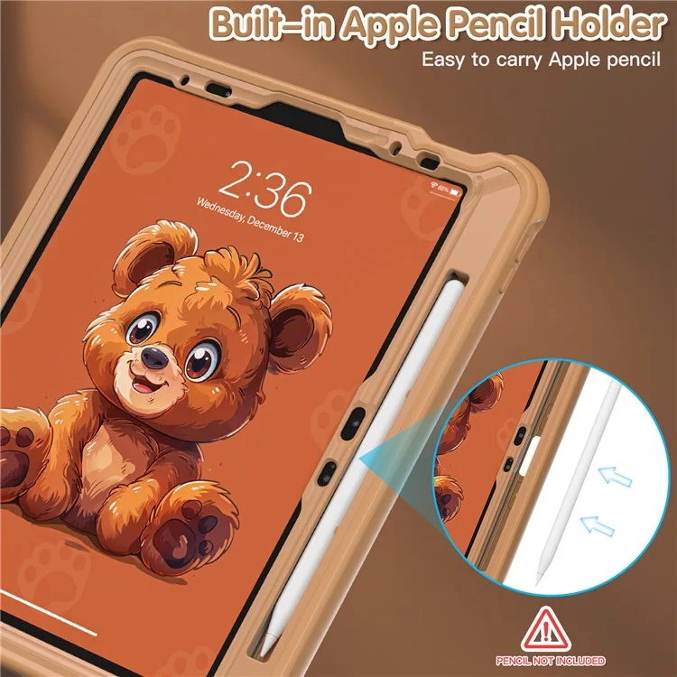 For iPad Air 11 (2025) / (2024) / Air (2022) / (2020) / Pro 11 (2022) / (2021) / (2020) / (2018) Case Kickstand Cover
