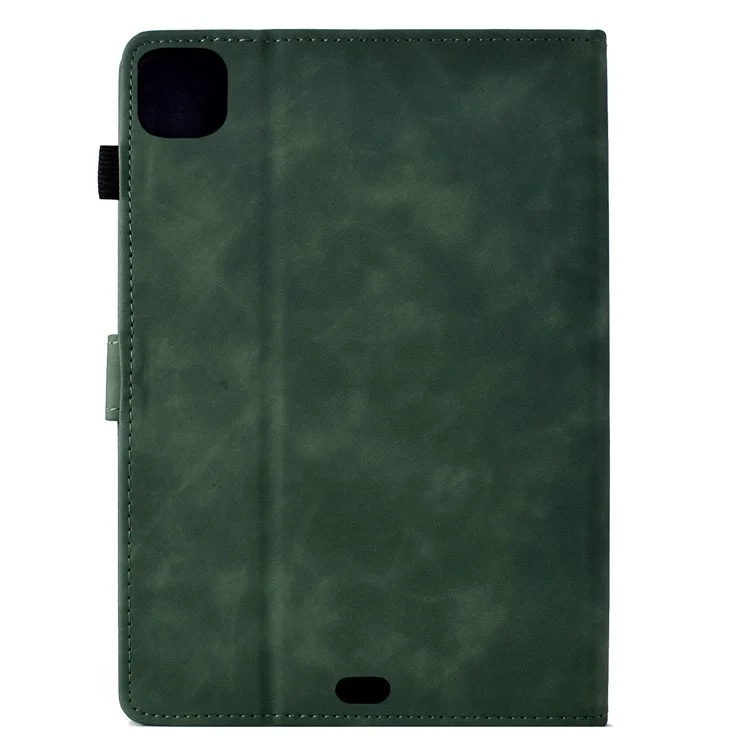 Para iPad Air 11 (2024) / Air (2022) / (2020) / iPad Pro 11 (2022) / (2021) / (2020) / (2018) Estuche Ranuras para Tarjetas Funda Tablet - Verde
