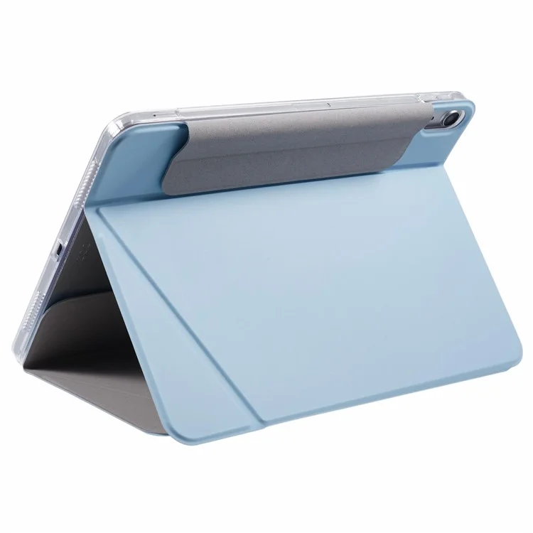 Para Ipad Air (2022) /(2020) Case Visualización Múltiple Visualización PU Cubierta de Tableta Desmontable - Azul