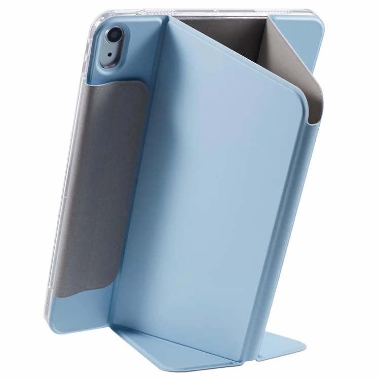 Para Ipad Air (2022) /(2020) Case Visualización Múltiple Visualización PU Cubierta de Tableta Desmontable - Azul