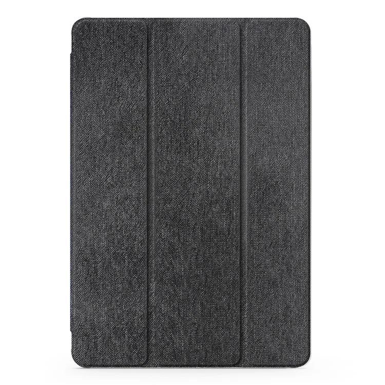 DUX DUCIS Unid Series для Samsung Galaxy Tab S9 FE+ / S9+ Чехол Авто пробуждение / сон TPU+PC+Кожаный прозрачный чехол для планшета - Черный