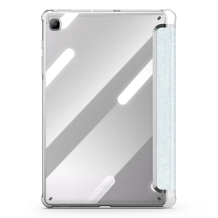 DUX DUCIS Unid Series For Samsung Galaxy Tab S6 Lite (2024) / (2022) / (2020) Case Auto Wake / Sleep TPU+PC+Leather Clear Tablet Cover - Baby Blue