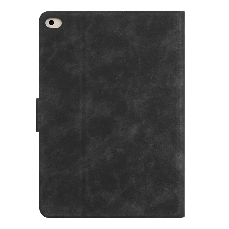 For iPad mini (2019) 7.9 inch / mini 4 / mini 3 / Mini 2 / Mini Case Couple Cat Imprinted Microfiber Leather Smart Tablet Cover - Black