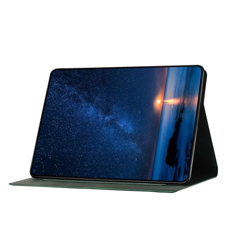 Для Ipad Mini (2021) Чехол Для Пары Кошачья Кошачья Кожа Кожаная Планшет - Зеленый