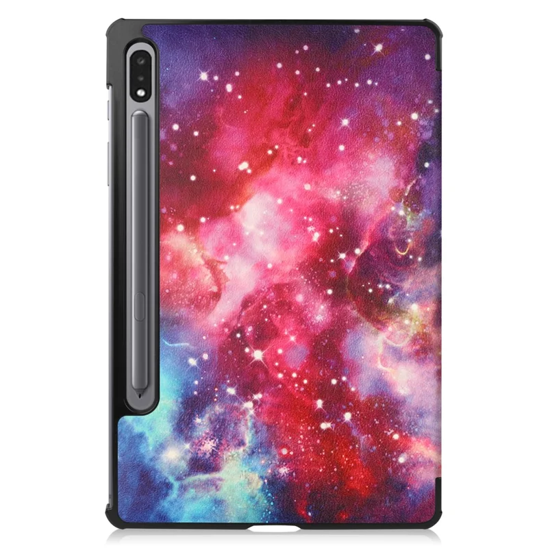 For Samsung Galaxy Tab S10+ Case Pattern Print Leather Stand Tablet Cover - Galaxy