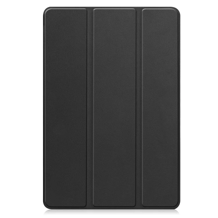 For Samsung Galaxy Tab S10 Ultra Stand Case Shock-Absorbent Leather Tablet Cover with Pen Slot - Black