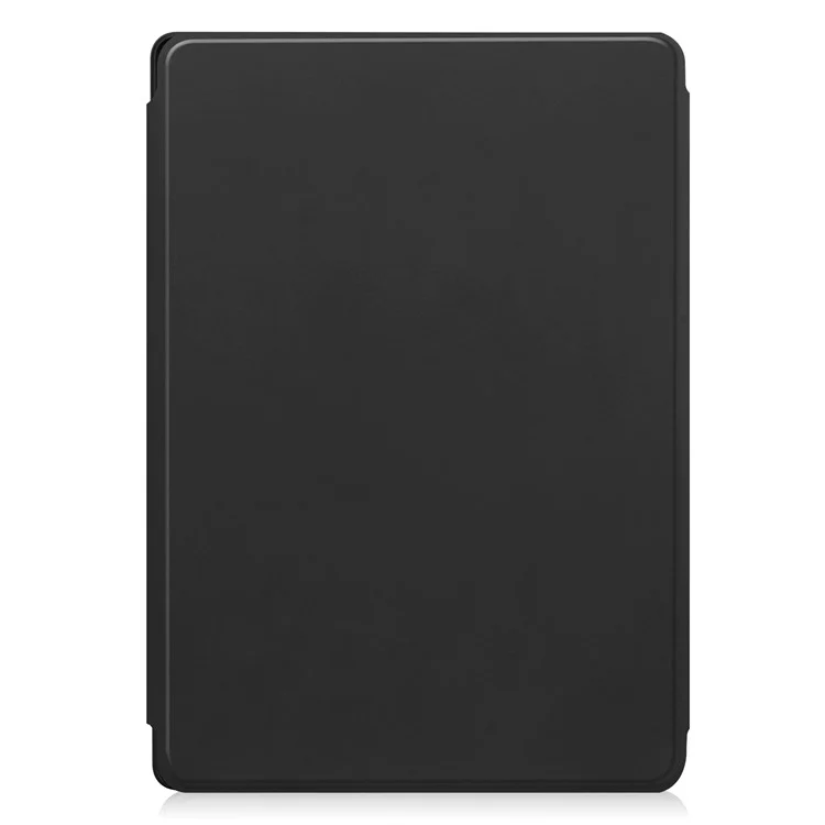 Für Samsung Galaxy Tab S10 Ultra Case 360° Drehbarer Ständer PU-Leder+Acryl Tablet Hülle (ohne Tastatur) - Schwarz
