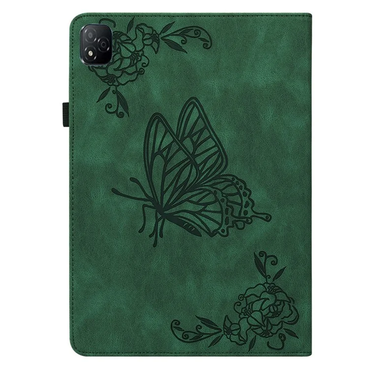 Для Infinix Xpad Case Butterfly Flow - Зеленый