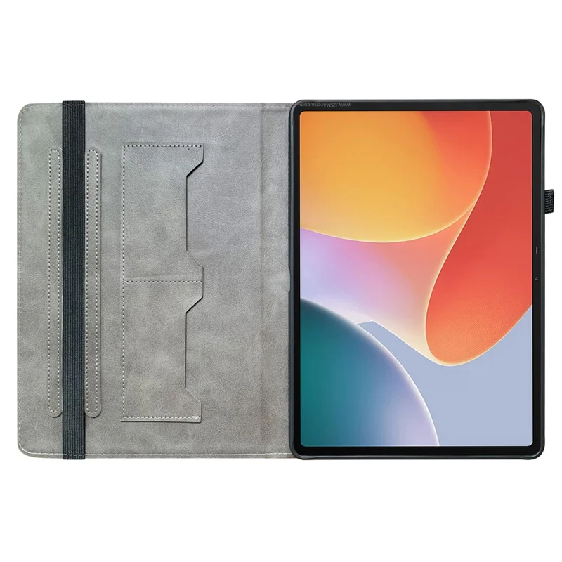 Für Infinix Xpad Lederhülle mit Muster, bedruckter Ständer, Tablettenhülle mit Kartenfächern - Pflaumenblüte