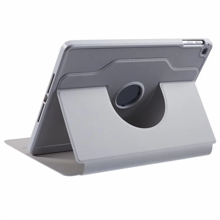 für ipad 9,7 zoll (2018) / (2017) / ipad air 2 / air (2013) hülle stand leder tablet cover - grau