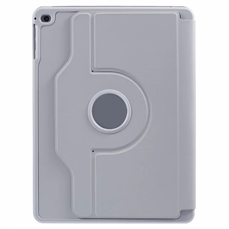 für ipad 9,7 zoll (2018) / (2017) / ipad air 2 / air (2013) hülle stand leder tablet cover - grau