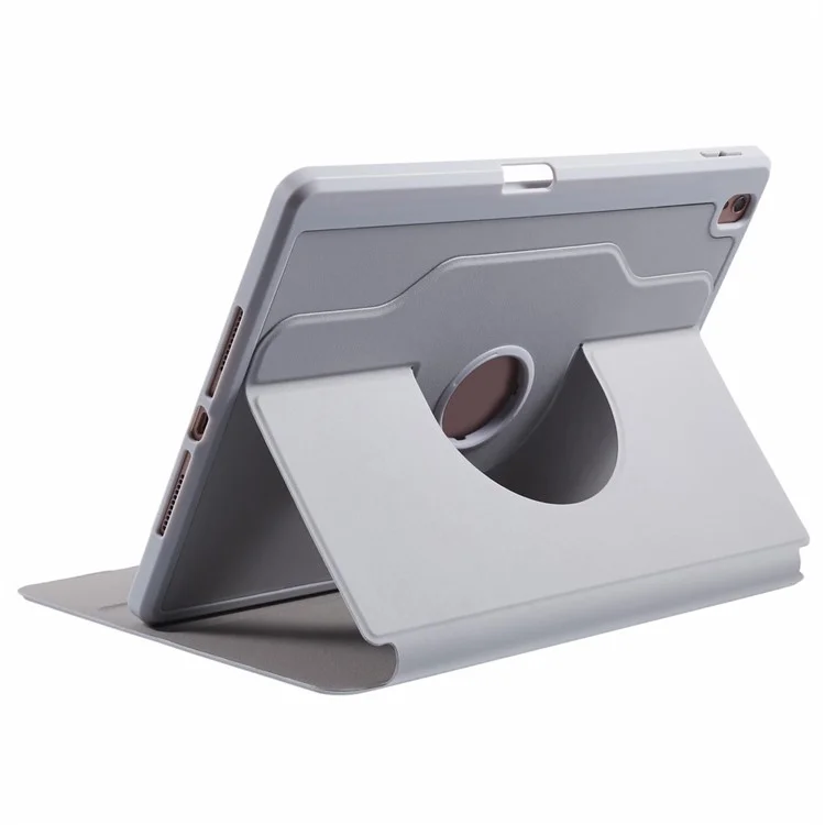 für ipad 10.2 (2021 / (2020) / (2019) / ipad air 10.5 zoll (2019) / ipad pro 10,5-zoll (2017) hülle leder-tablet-abdeckung - grau