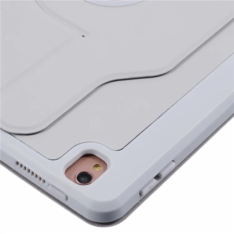 für ipad 10.2 (2021 / (2020) / (2019) / ipad air 10.5 zoll (2019) / ipad pro 10,5-zoll (2017) hülle leder-tablet-abdeckung - grau