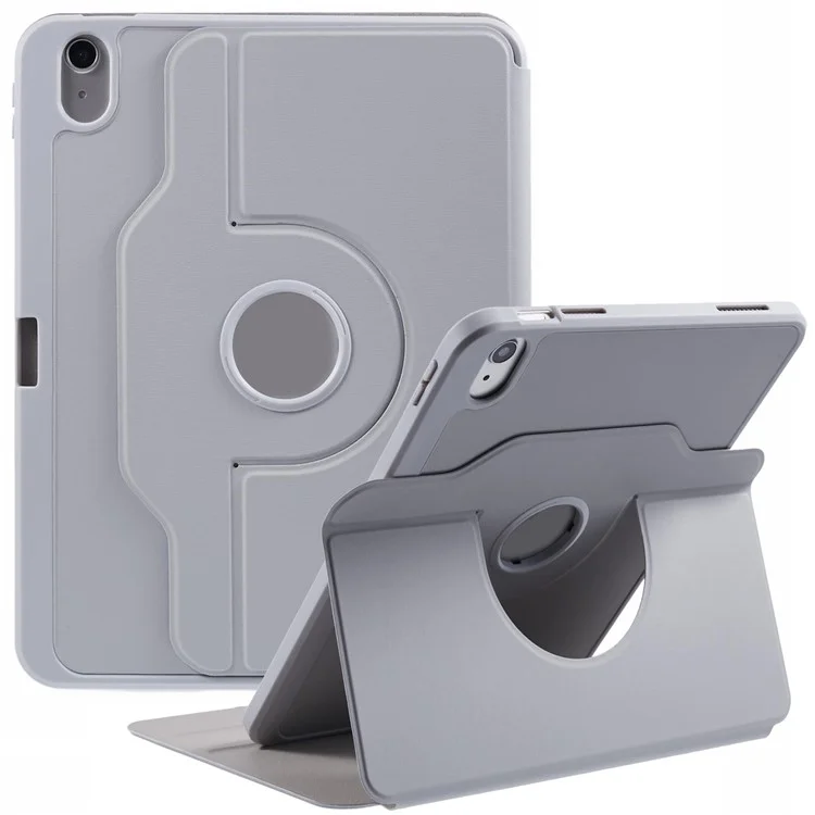 Für Das Ipad 10.9 (2022) Case Stand Leder Tablet Deckung - Grau