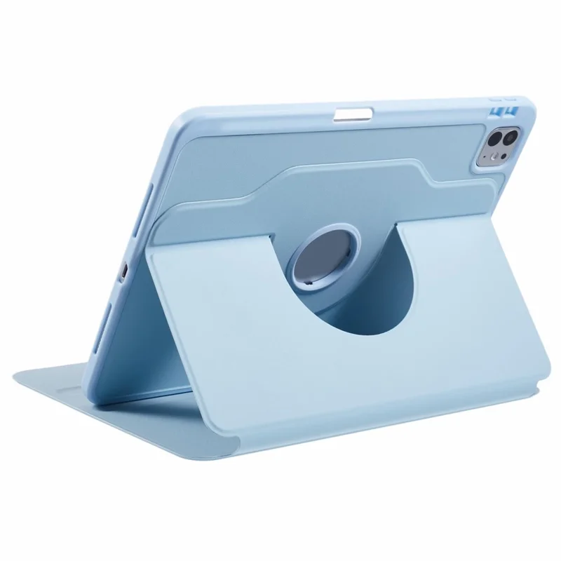 For iPad Pro 11 (2025) / 11 (2024) Case Stand Leather Tablet Cover - Blue
