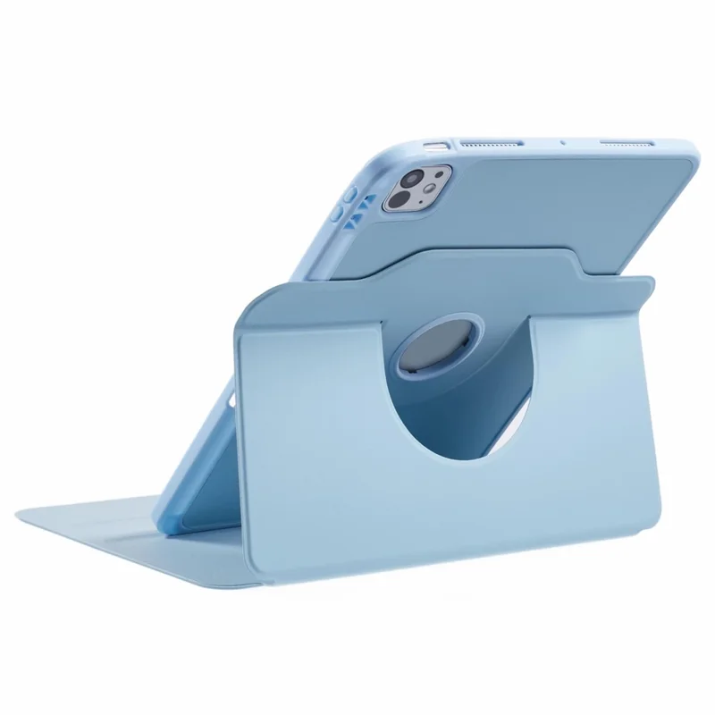 For iPad Pro 11 (2025) / 11 (2024) Case Stand Leather Tablet Cover - Blue