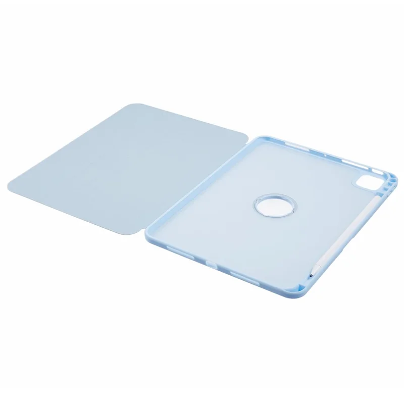 For iPad Pro 11 (2025) / 11 (2024) Case Stand Leather Tablet Cover - Blue