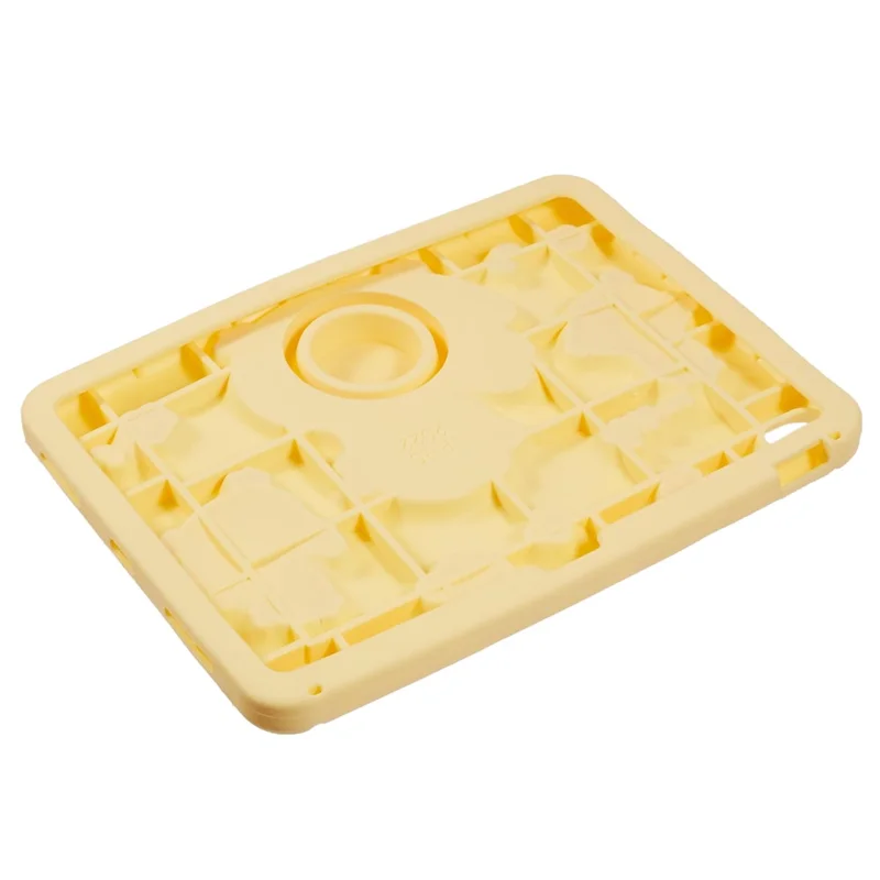 For iPad (2025) / 10.9 (2022) Silicone Tablet Case 3D Duck Pattern Design Protective Cover with Shoulder Strap