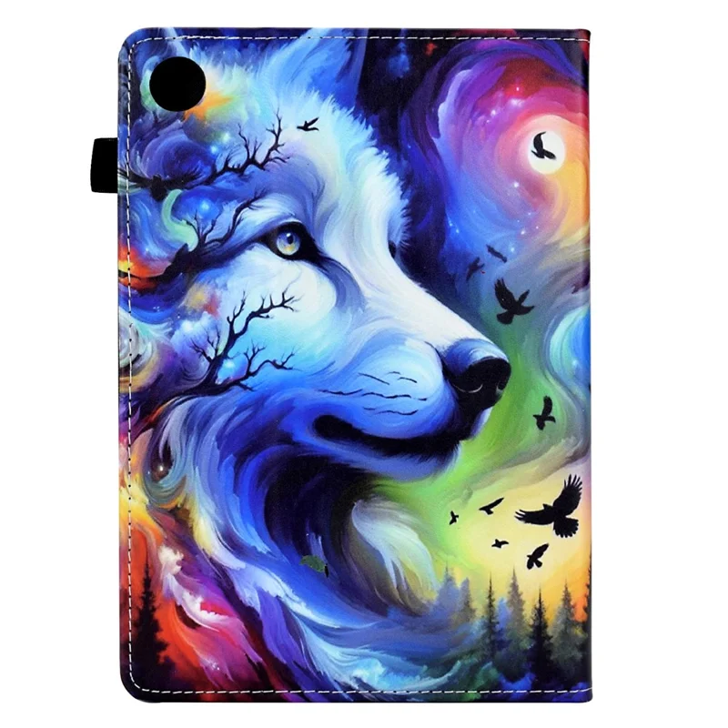 Per Samsung Galaxy Tab A9 Case Stampting Cover Tablet Copertina di Supporto Per la Carta Shock Affrotta Custodia - Cane