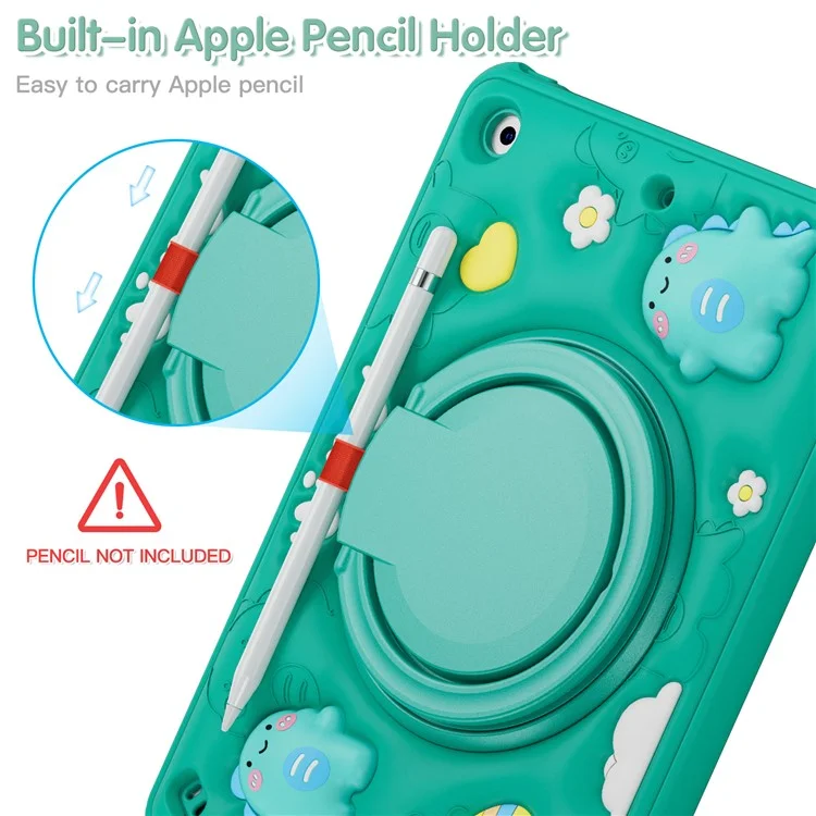 Для Ipad 10.2 (2021) /(2020) /(2019) Case Kickstand Pc+силикон+тпу