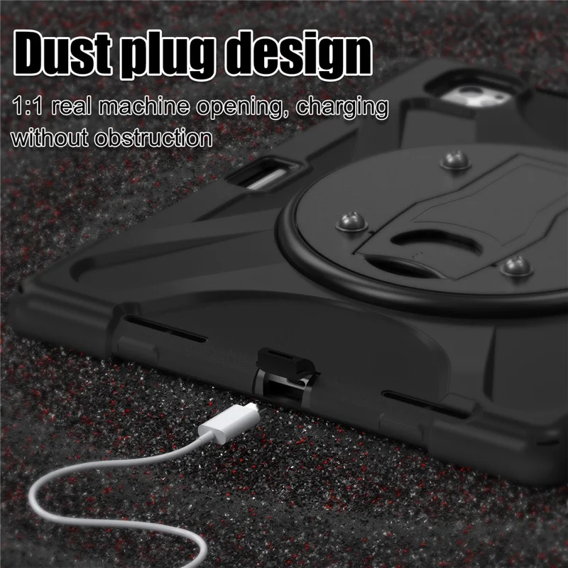 For iPad Pro 13 (2025) / 13 (2024) Case Kickstand PC+Silicone Tablet Cover