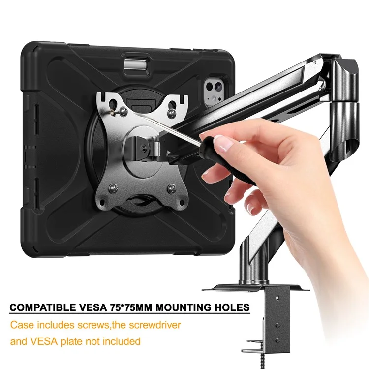 Per Apple Ipad Pro 11 (2024) Case Kickstand Pc+cover Tablet in Silicone