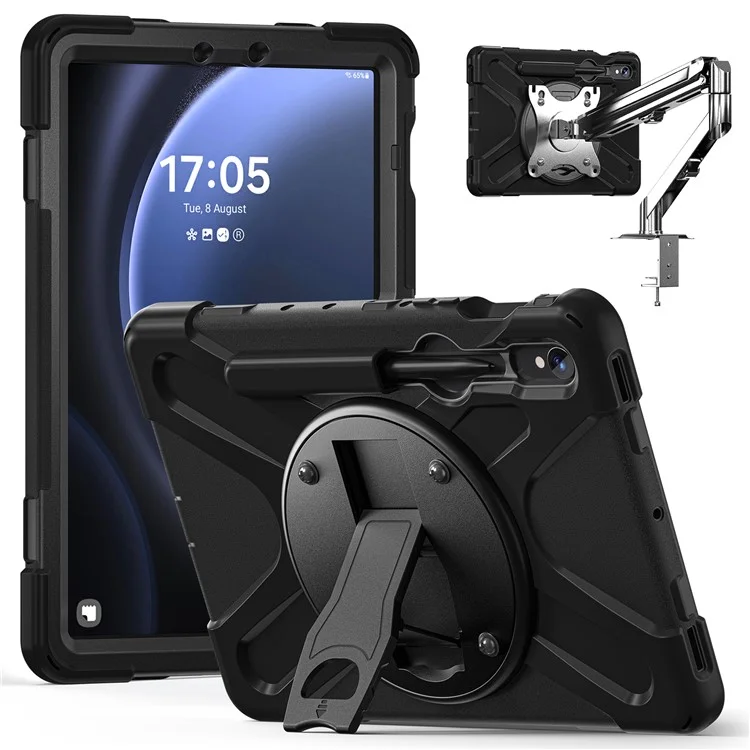 Für Samsung Galaxy Tab S9 FE X510 / S9 X710 / S8 X700 / S7 T870 Hülle Ständer PC+Silikon Tablet Abdeckung