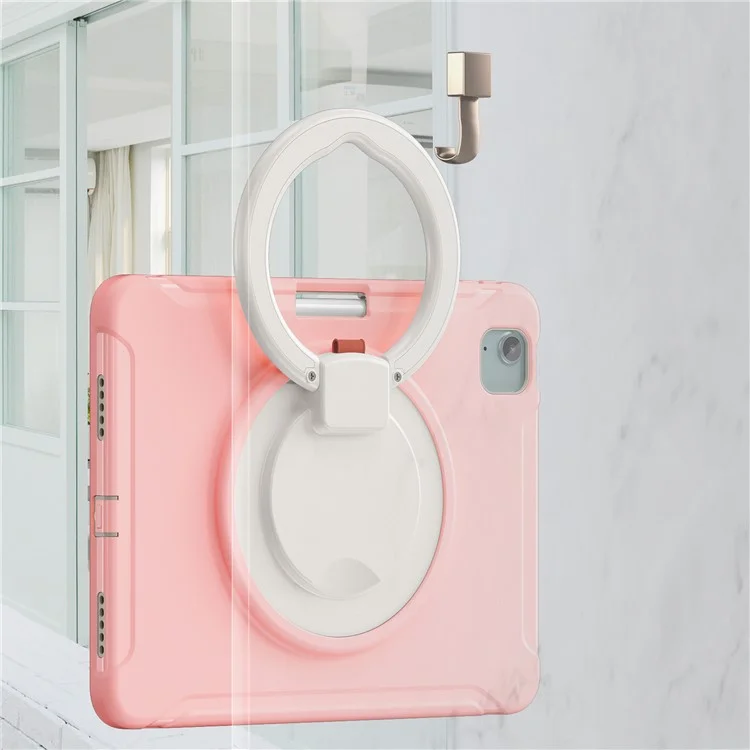 For iPad Air 11 (2025) / (2024) / Air (2022) / (2020) / Pro 11 (2022) / (2021) / (2020) / (2018) Case Kickstand with Pen Slot - Cherry Blossoms Pink