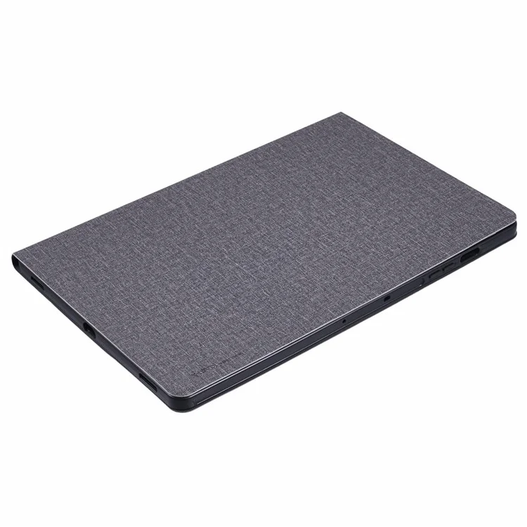 Niveau x Pour Samsung Galaxy Tab S9 + X810, X816B, X818U / Tab S9 fe + Case de Texture en Tissu en Cuir - Gris