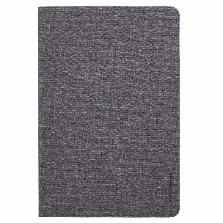 Niveau x Pour Samsung Galaxy Tab S9 + X810, X816B, X818U / Tab S9 fe + Case de Texture en Tissu en Cuir - Gris