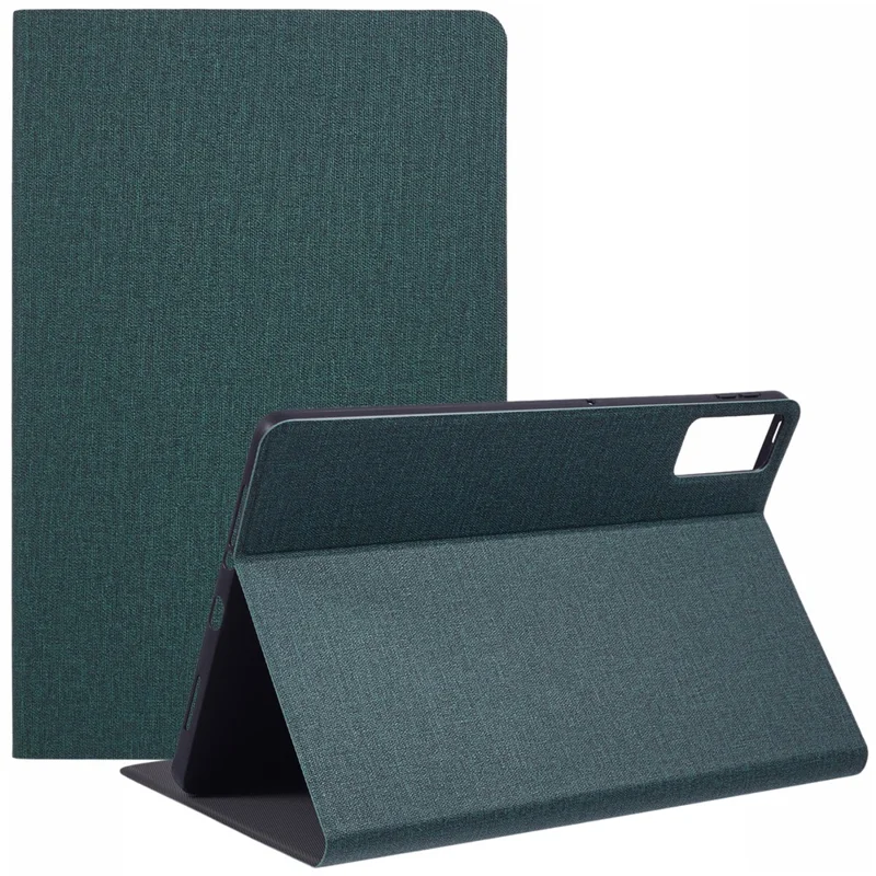 X-LEVEL For Xiaomi Redmi Pad SE Case Cloth Texture Leather Tablet Cover - Green