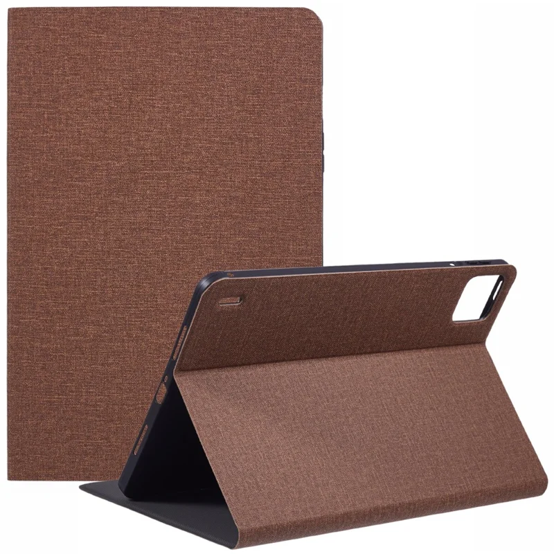 X-LEVEL For Xiaomi Pad 6 / Pad 6 Pro Case Cloth Texture Leather Tablet Cover - Brown